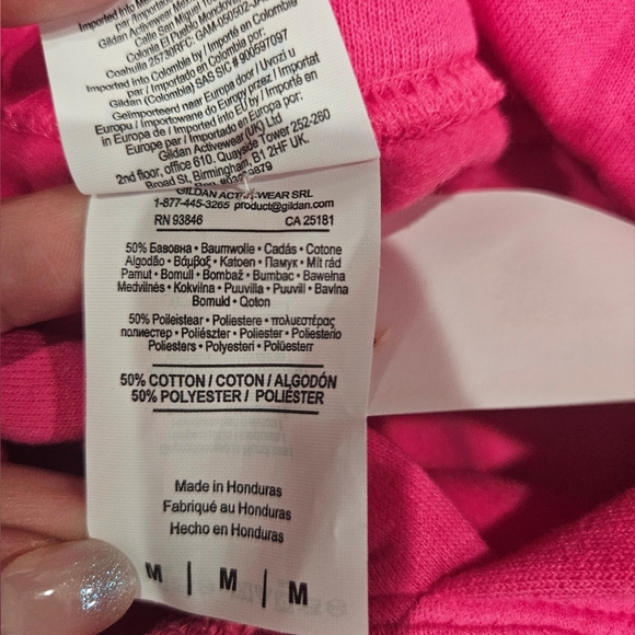 Snap on Tools Limited Edition Bold pink Gildan sweatshirt hoodie, sz Medium New - Picture 2 of 5